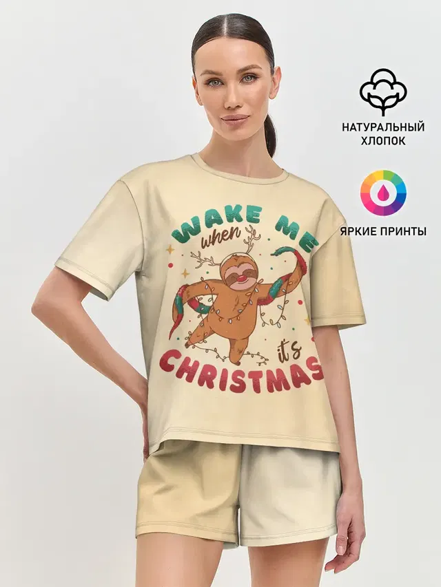 Женская пижама с шортами
