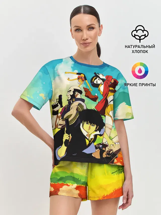 Женская пижама с шортами