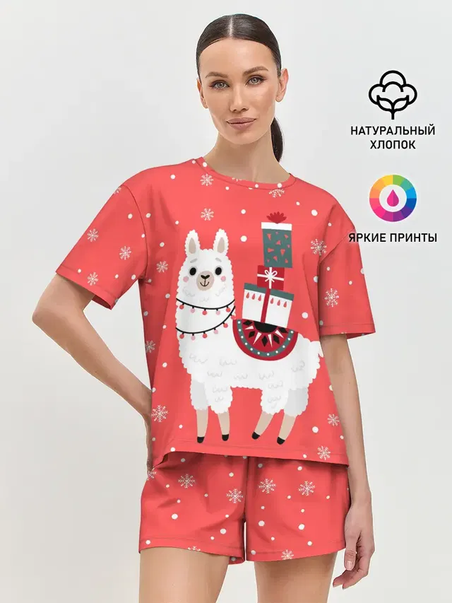 Женская пижама с шортами