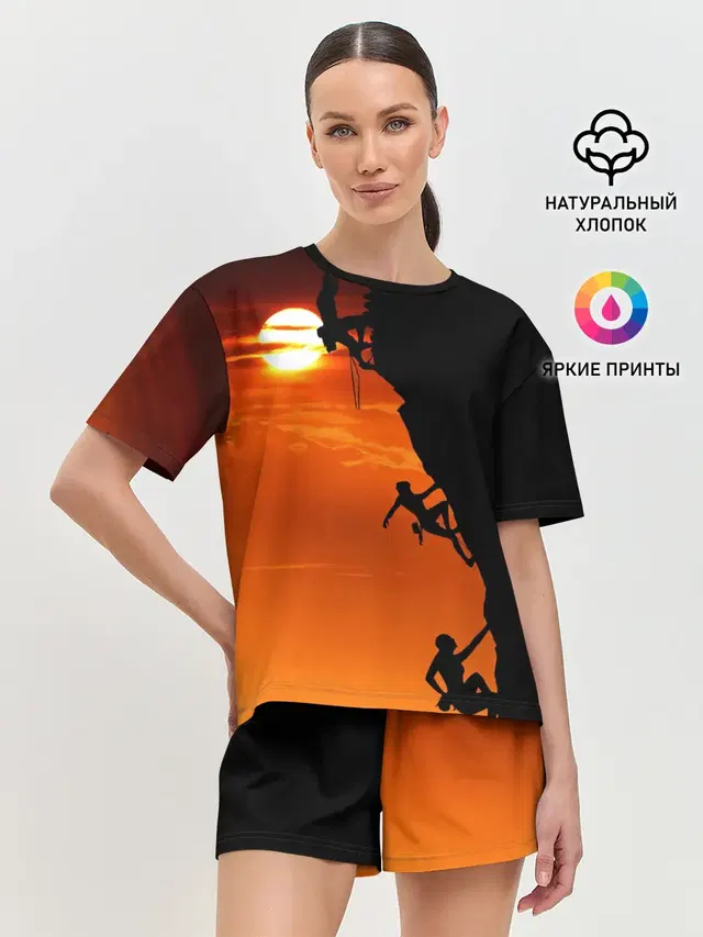 СКАЛОЛАЗЫ В ЗАКАТЕ