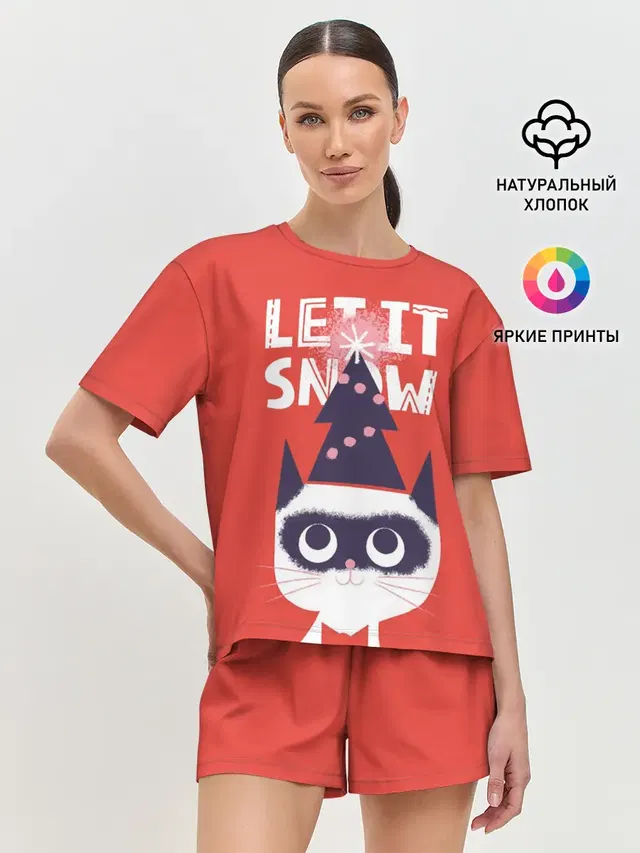 Женская пижама с шортами