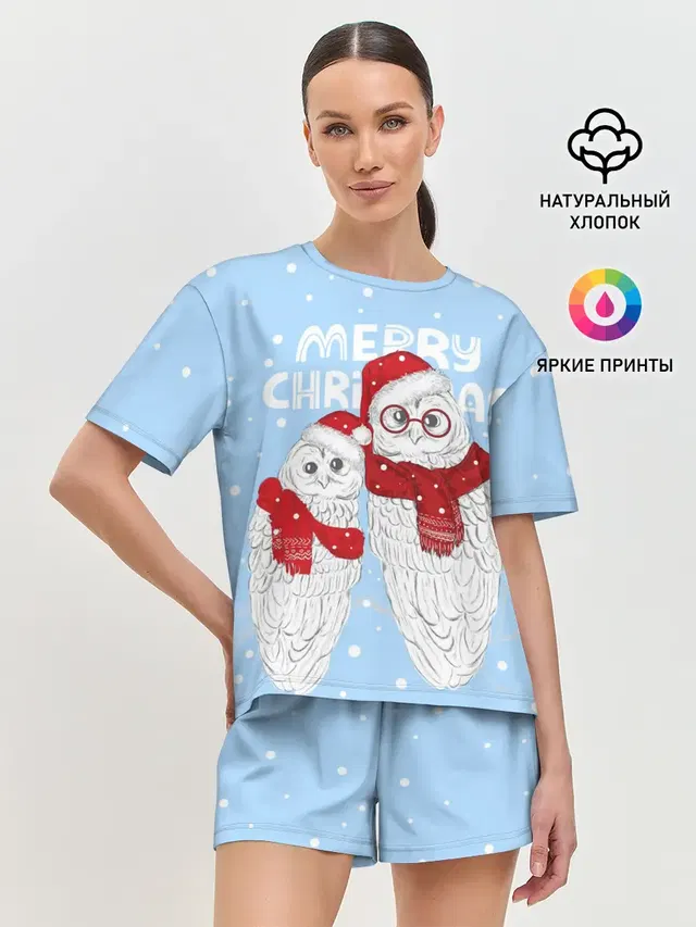 Женская пижама с шортами
