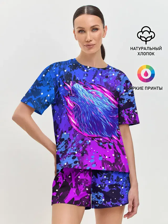 Женская пижама с шортами
