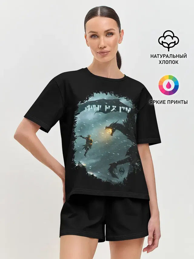 Женская пижама с шортами