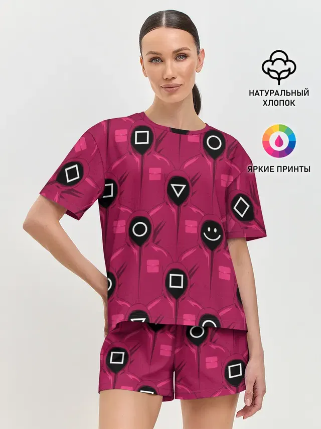 Женская пижама с шортами
