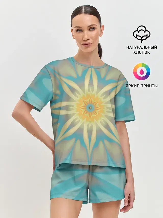 Женская пижама с шортами
