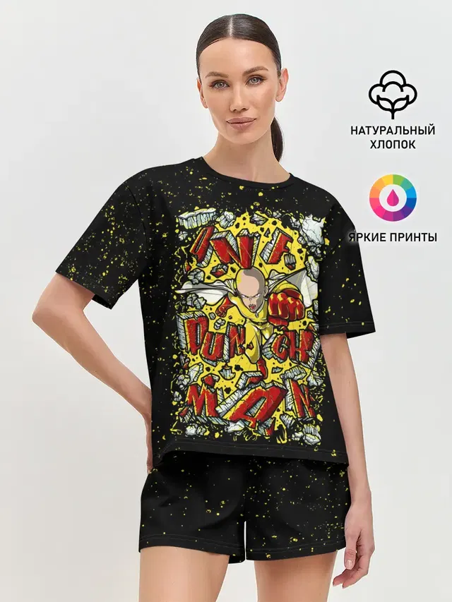 Женская пижама с шортами