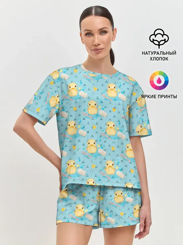 Женская пижама с шортами