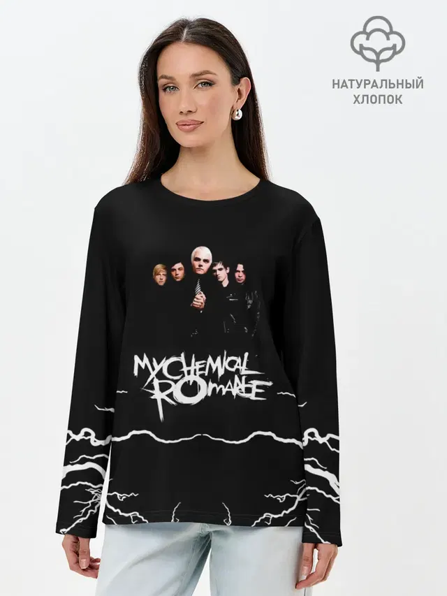 Лонгслив женский с принтом «My Chemical Romance»