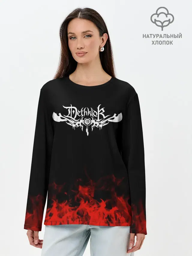 Лонгслив женский с принтом «Dethklok»