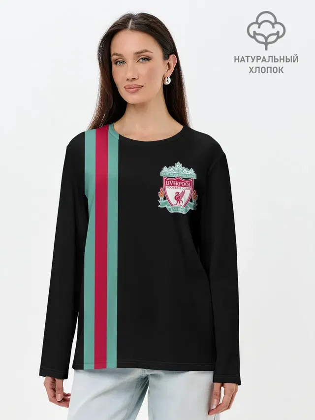 Лонгслив женский с принтом «Liverpool FC»