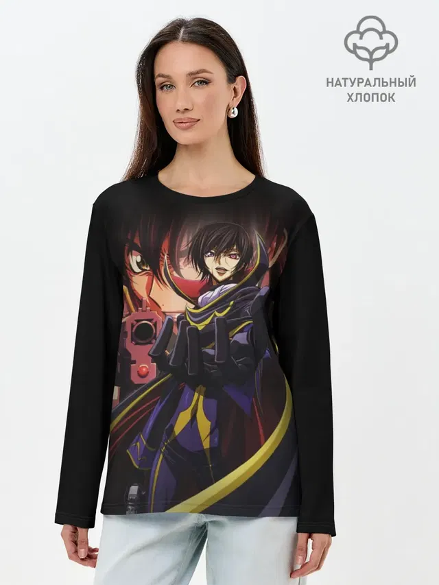 Лонгслив женский с принтом «Code Geass — Code Geass_8»