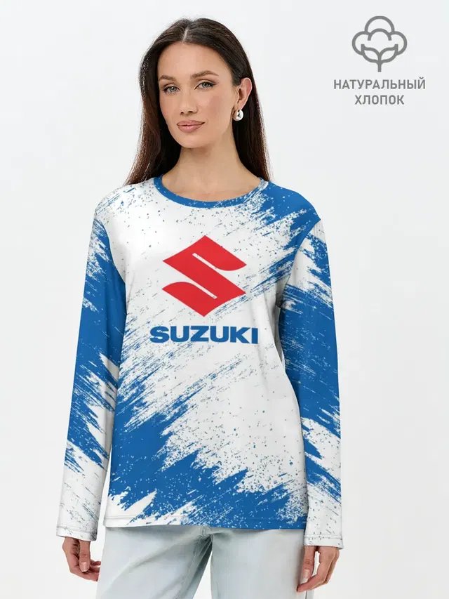 Лонгслив женский. Хлопок