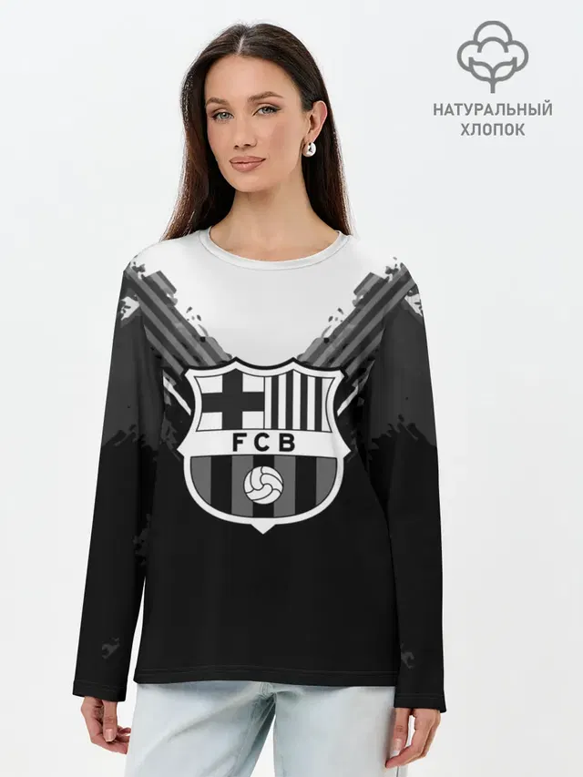 Лонгслив женский. Хлопок