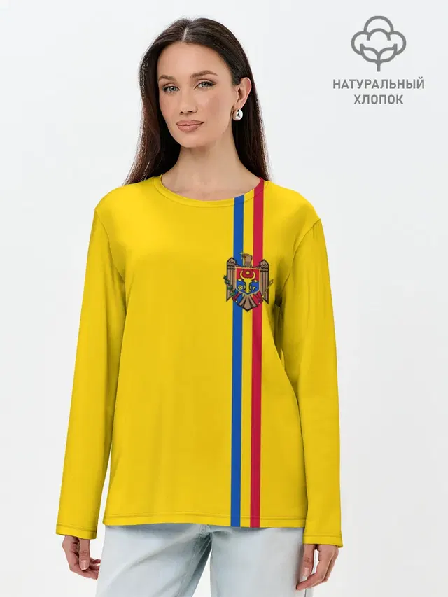 Молдавия, лента с гербом