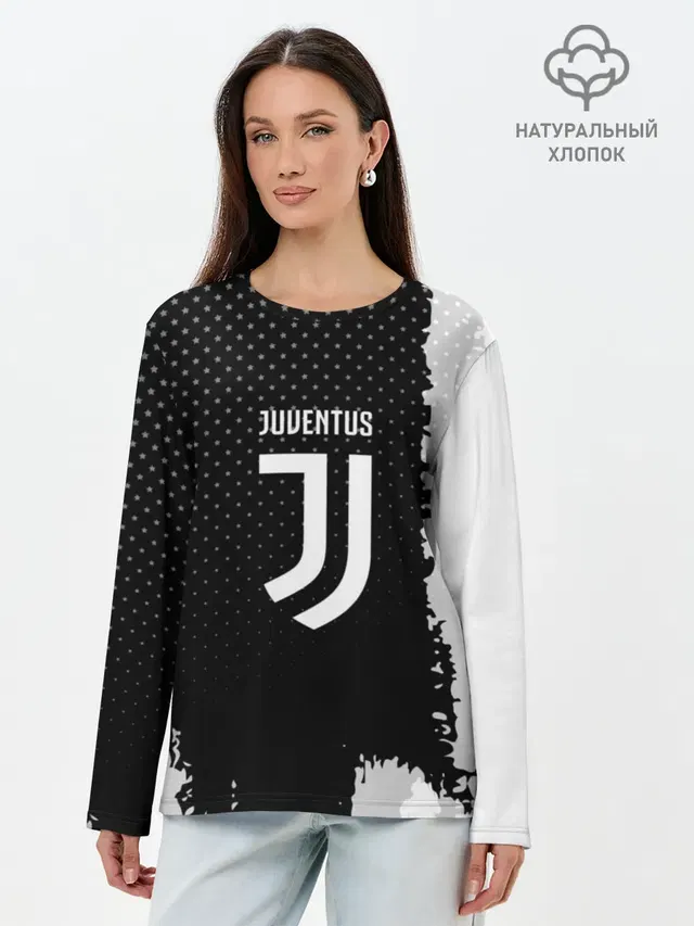 Лонгслив женский. Хлопок