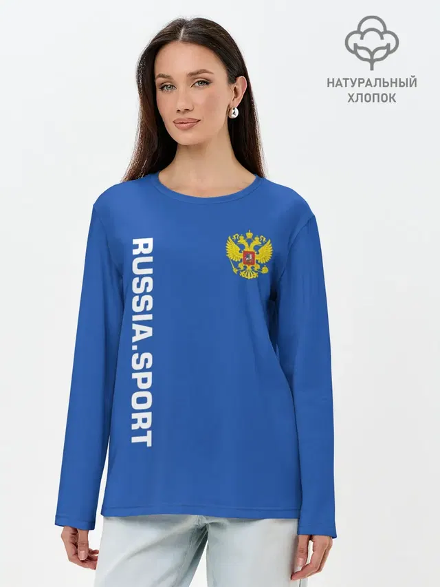 Лонгслив женский. Хлопок