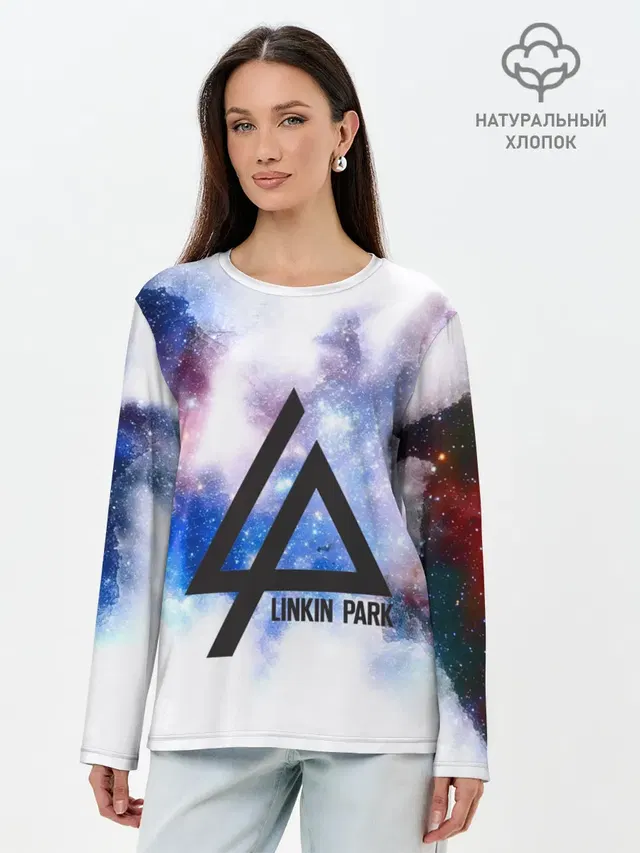 Лонгслив женский. Хлопок