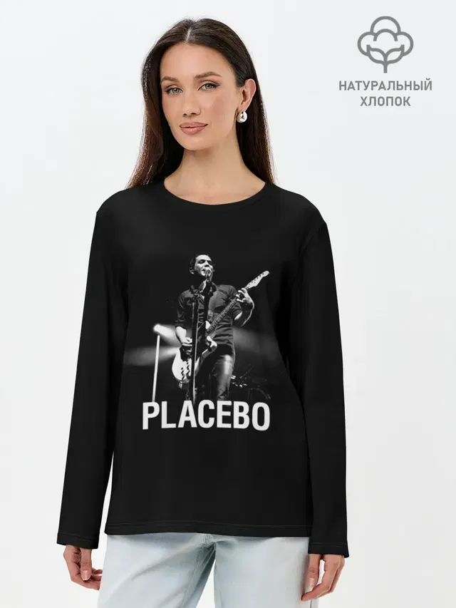 Лонгслив женский с принтом «Placebo»