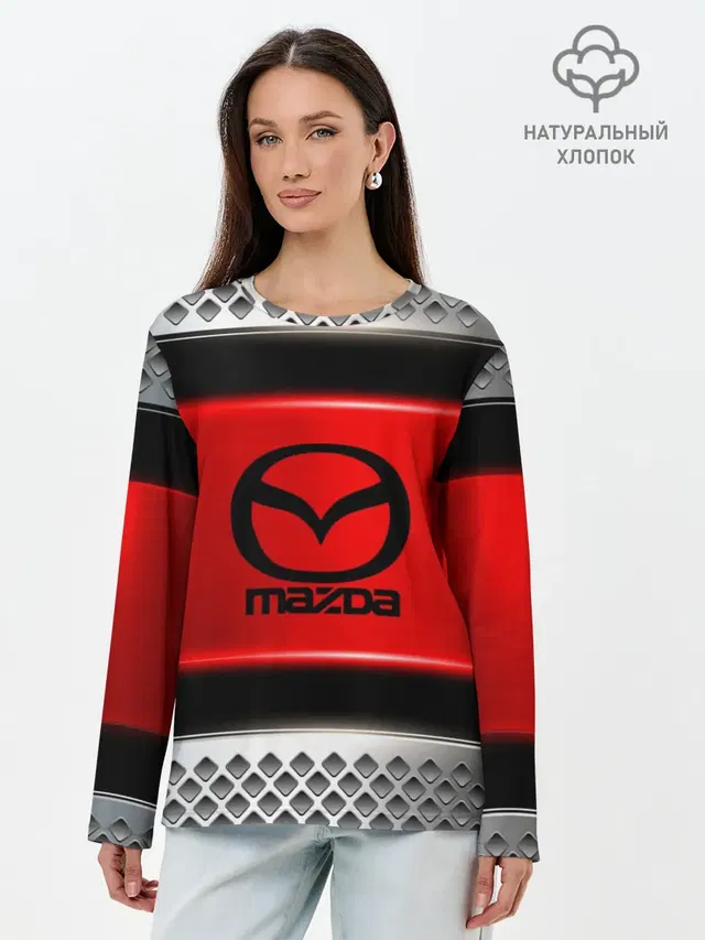 Лонгслив женский. Хлопок