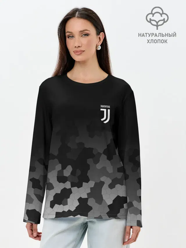 Лонгслив женский. Хлопок