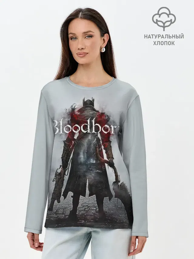 Лонгслив женский с принтом «Bloodborne»