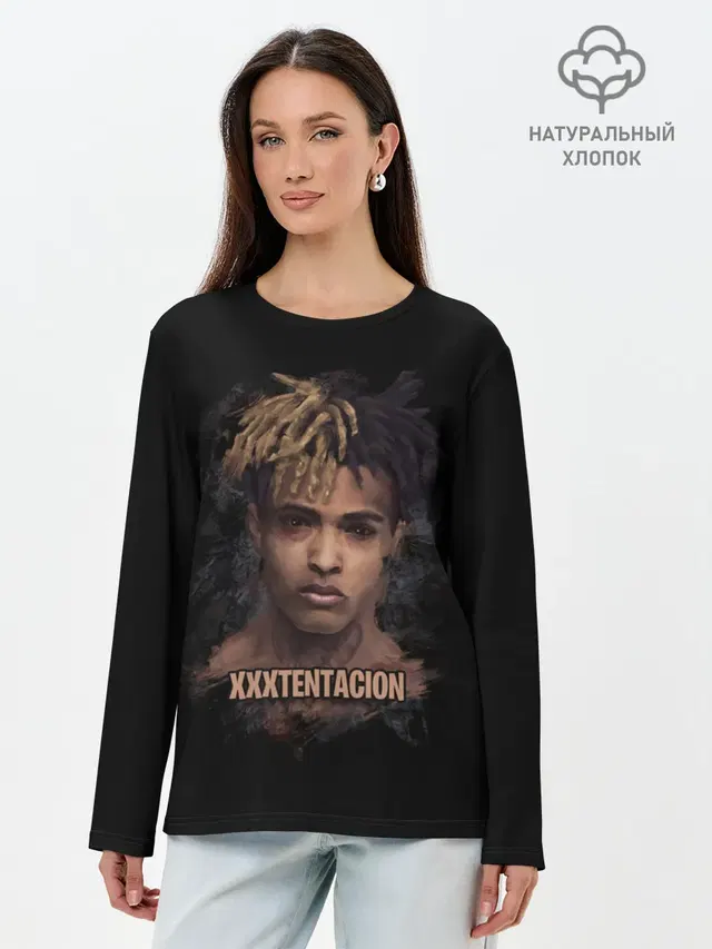 Лонгслив женский. Хлопок
