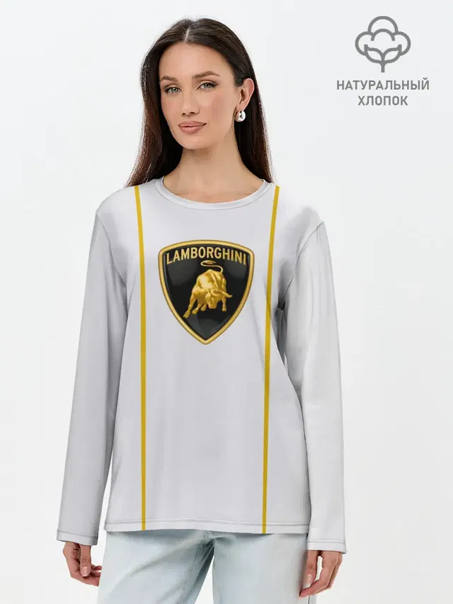 Лонгслив женский. Хлопок