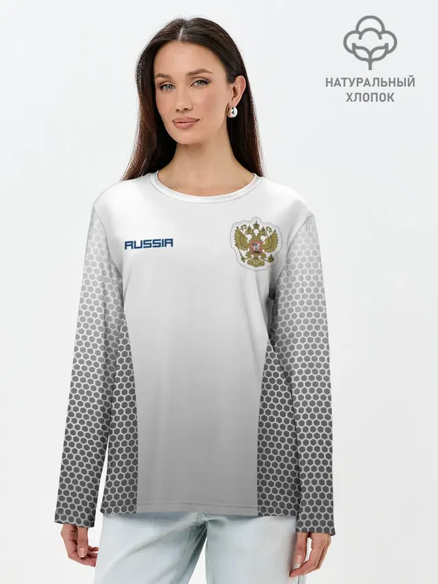 Лонгслив женский. Хлопок