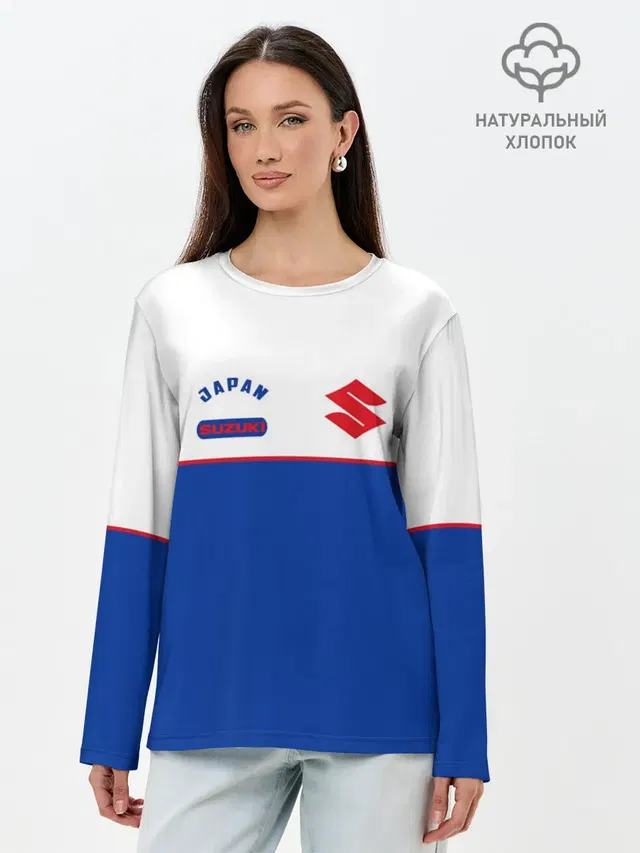Лонгслив женский. Хлопок