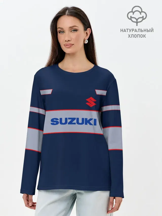 Лонгслив женский. Хлопок