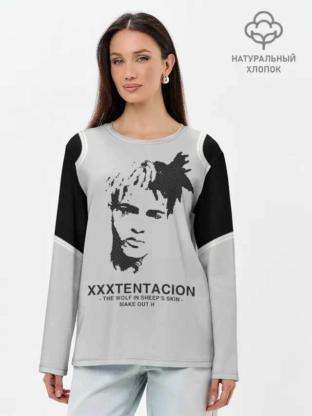 Лонгслив женский с принтом «XXXtentacion»