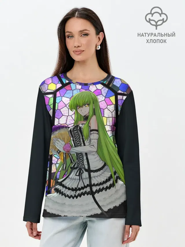 Лонгслив женский с принтом «Code Geass — Код Гиас»