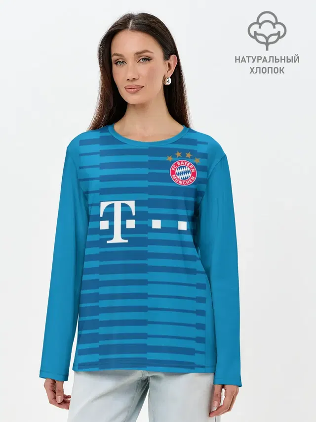 Лонгслив женский с принтом «Bayern Munchen — Neuer home 18-19»