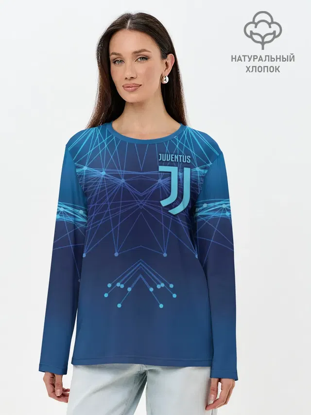 Лонгслив женский. Хлопок
