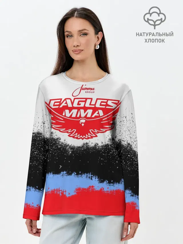 Лонгслив женский с принтом «MMA — Eagles MMA»