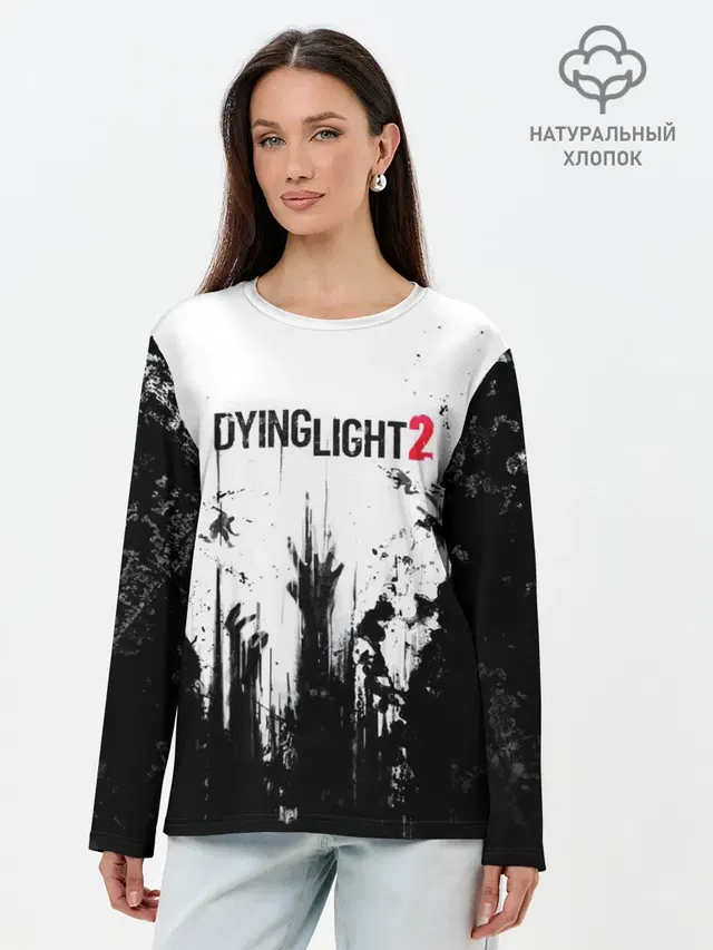 Лонгслив женский с принтом «Dying Light — Dying Light 2»
