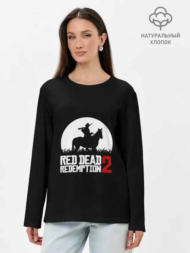 Лонгслив женский с принтом «Horse»