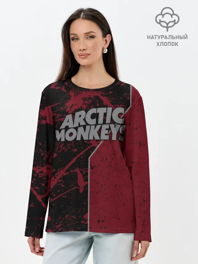 Лонгслив женский с принтом «Arctic Monkeys»