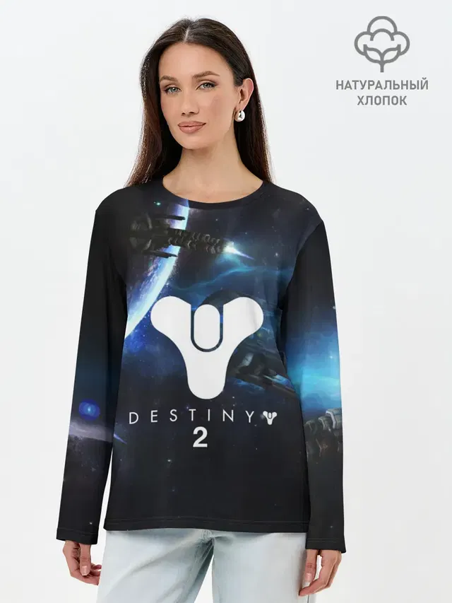 Лонгслив женский с принтом «Destiny — DESTINY 2»
