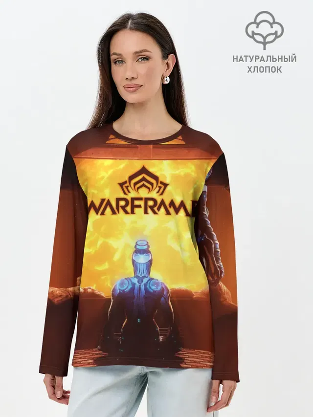 Лонгслив женский с принтом «Warframe»