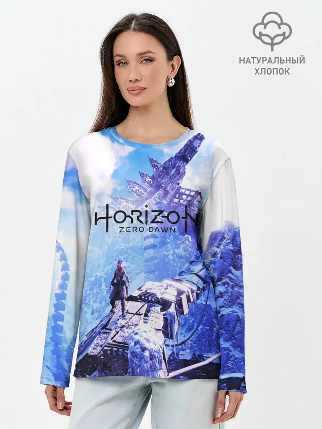 Лонгслив женский с принтом «Horizon Zero Dawn»