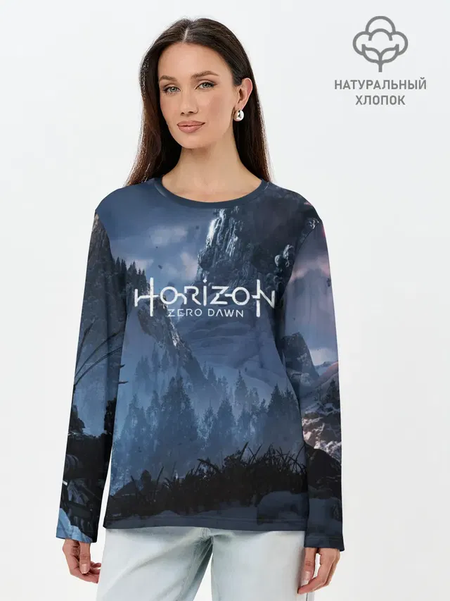 Лонгслив женский с принтом «Horizon Zero Dawn»
