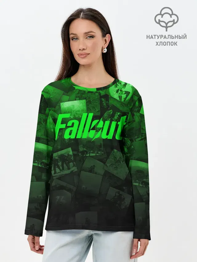 Лонгслив женский с принтом «Vault Boy»