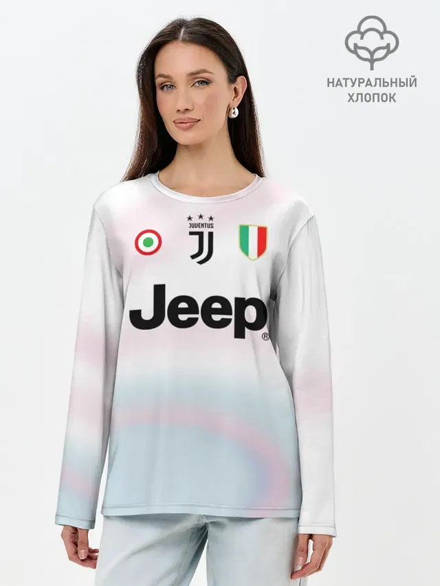 Лонгслив женский. Хлопок
