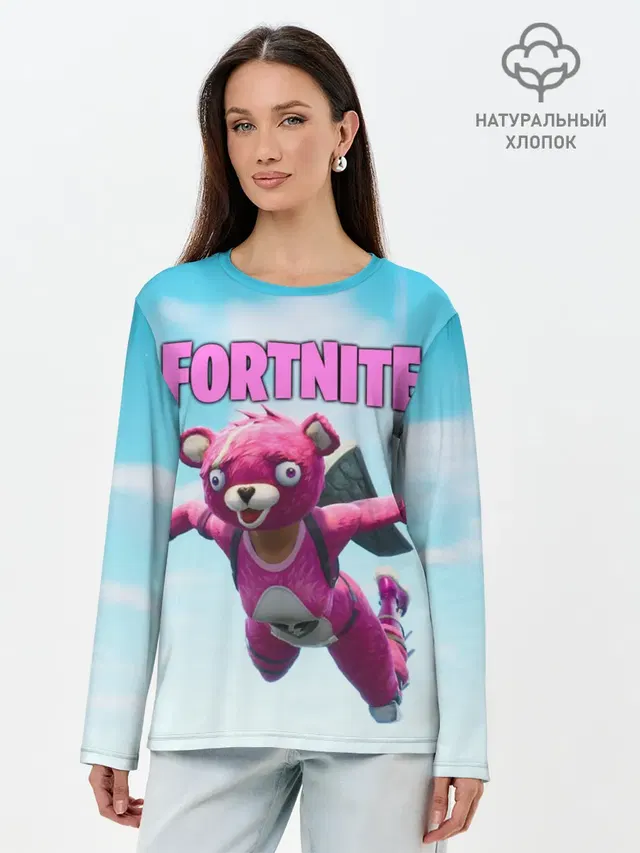 Лонгслив женский с принтом «Фортнайт — Fortnite Save the World»