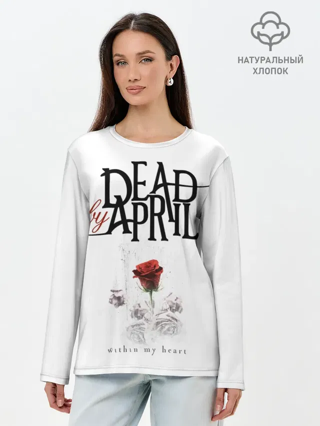 Лонгслив женский с принтом «Dead by April»