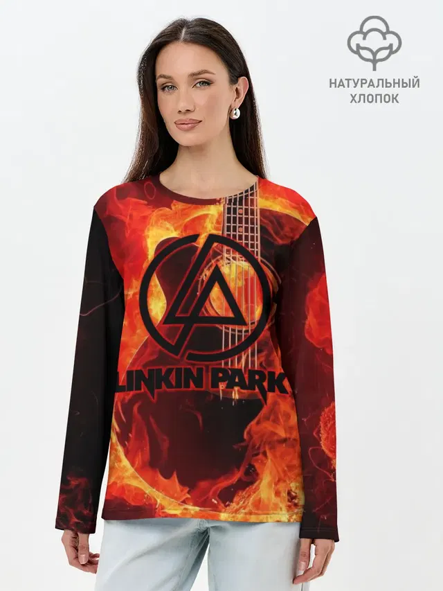 Лонгслив женский. Хлопок