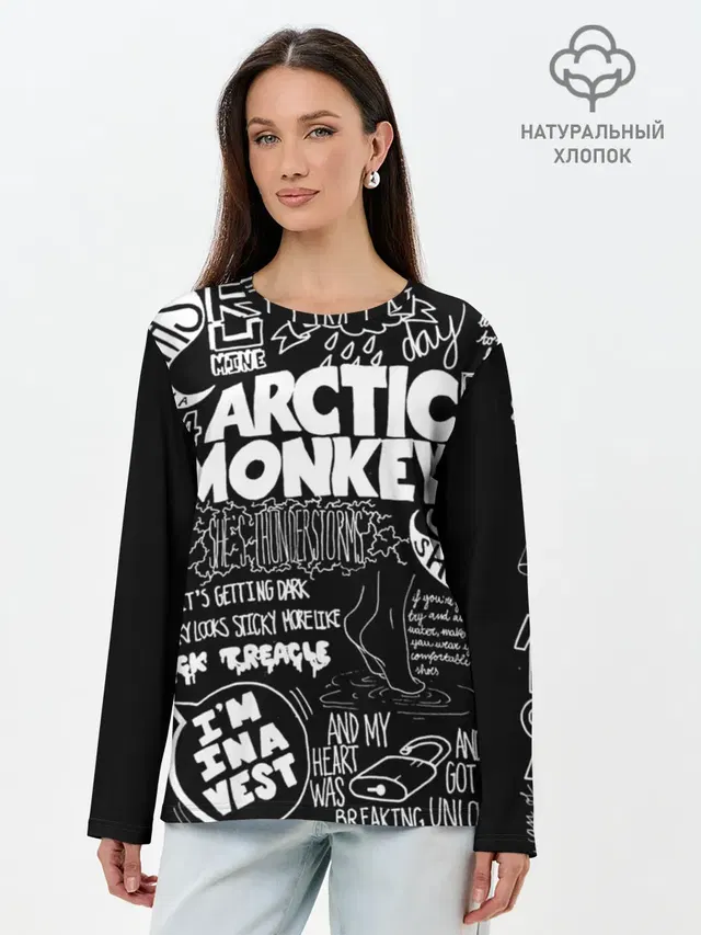 Лонгслив женский с принтом «Arctic Monkeys»