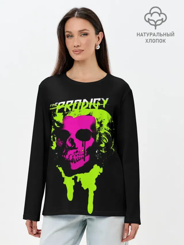 Лонгслив женский с принтом «Prodigy — The Prodigy»